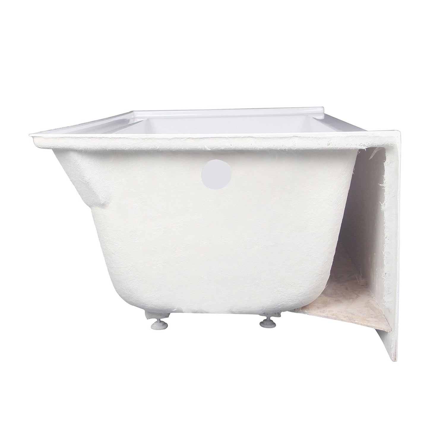 Aqua Eden Vtap603222L Alcove Bath Tub (L)60"X (W)32" X (H)21-5/8"