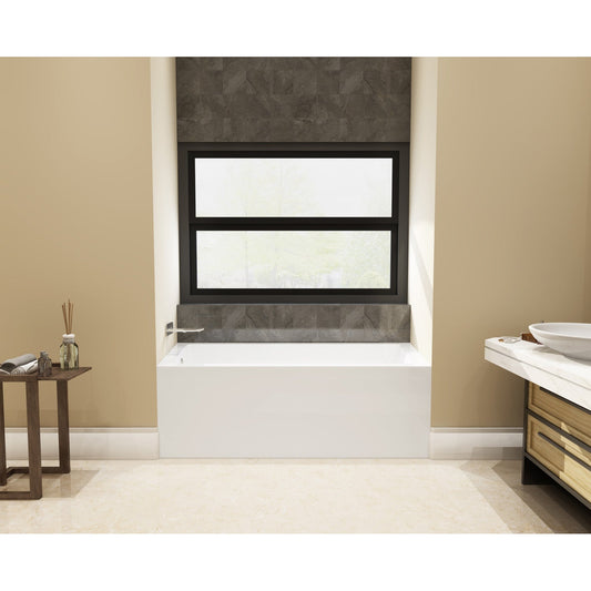 Aqua Eden Vtap603222L Alcove Bath Tub (L)60"X (W)32" X (H)21-5/8"