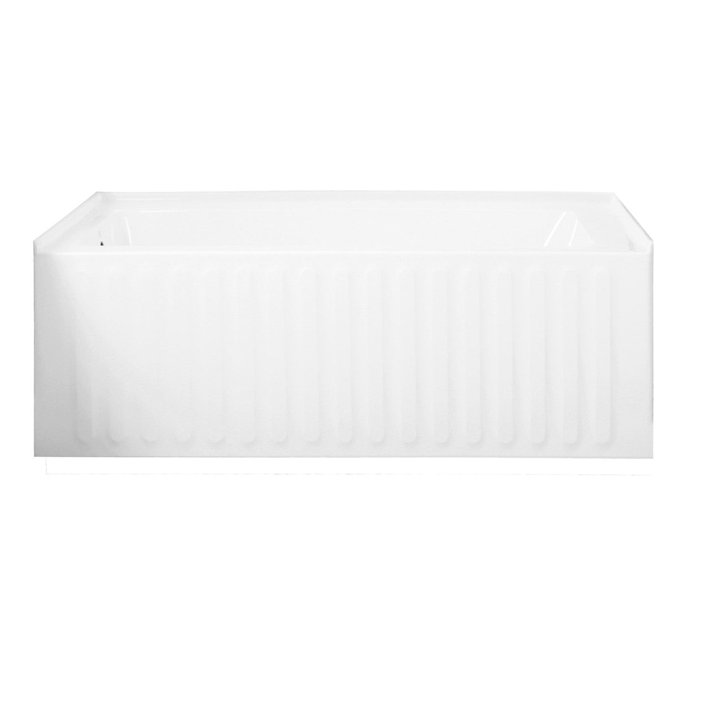 Aqua Eden Vtde603121X-P 60X30X22 Acrylic Alcove Bathtub