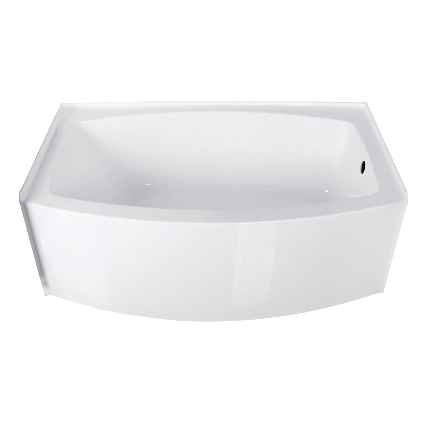 Aqua Eden Vtdr603022L Inflection Alcove Bathtub  (L)60" X (W)35" X (H)21-5/8"