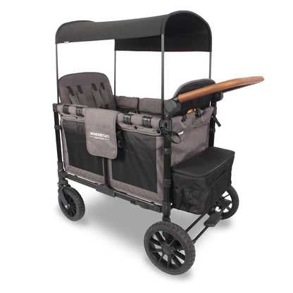 Wonderfold Wagon W4 Luxe Quad Stroller Wagon (4 Seater) - Grey