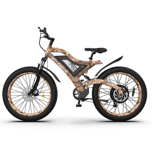 Aostirmotor S18-1500W 48V/15Ah 1500W 26 * 4Inch Fat Tire Electric Mountain Bike