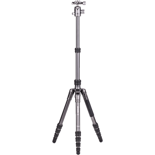 Benro Bat Aluminum One Series Travel Tripod/Monopod With Vx20 Ballhead, 5 Leg Sections, Twist Leg Locks, Padded Carrying Case