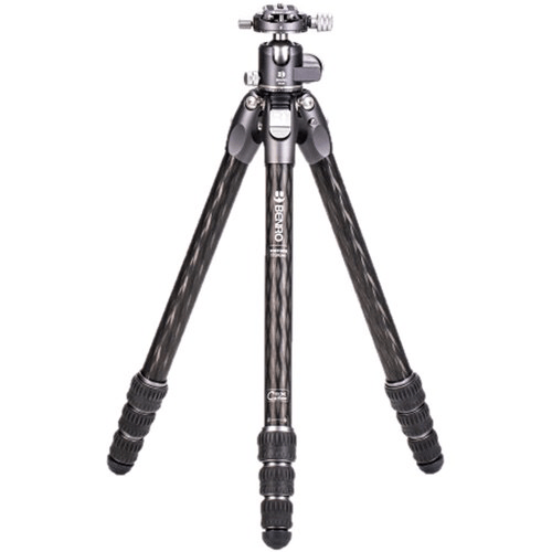 Benro Tortoise Columnless Carbon Fiber Two Series Tripod With Gx30 Ballhead, 4 Leg Sections, Twist Leg Locks, Padded Carrying Case (Ttor24Cgx30) -...