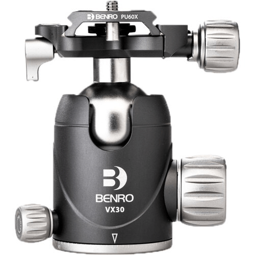 Benro Vx30 Three Series Arca-Swiss Style Aluminum Ballhead With Pu60N Camera Plate (Vx30)