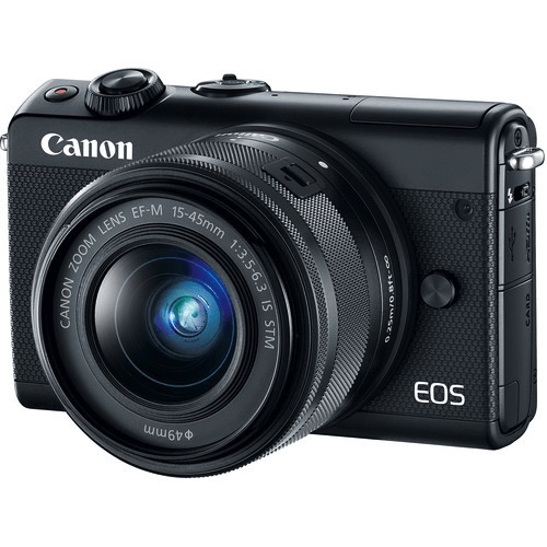 Canon Eos M100 Mirrorless Digital Camera With 15-45Mm Lens (Black)