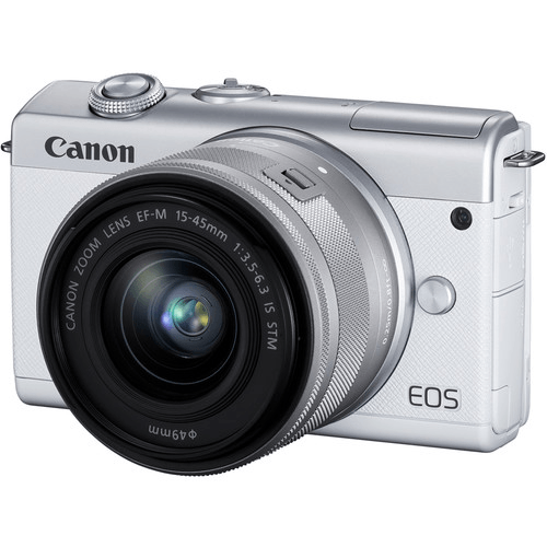 Canon Eos M200 Mirrorless Digital Camera With 15-45Mm Lens (White)