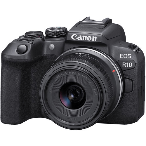 Canon Eos R10 Mirrorless Camera With 18-45Mm Lens