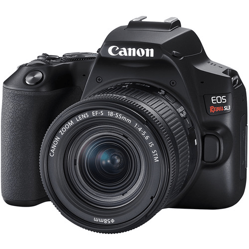Canon Eos Rebel Sl3 Dslr Camera With 18-55Mm Lens (Black)