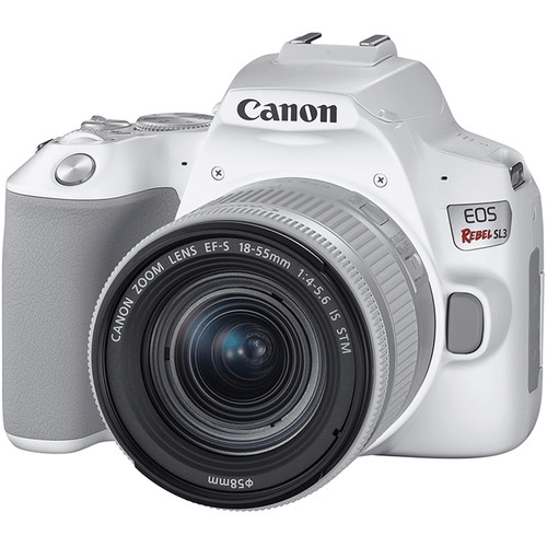 Canon Eos Rebel Sl3 Dslr Camera With 18-55Mm Lens (White)