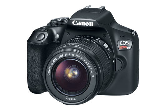 Canon Eos Rebel T6 With Ef-S 18-55Mm F/3.5-5.6 Is Ii & Ef 75-300Mm F/4-5.6 Iii Premium Kit