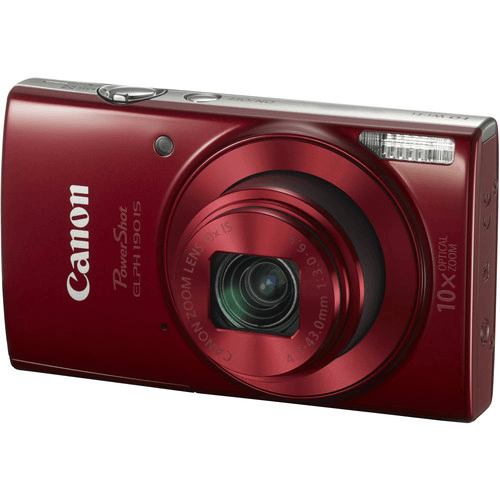 Canon Powershot Elph 190 Is Digital Camera (Red)