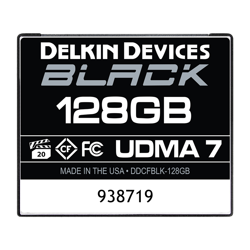 Delkin Black 128 Gb Compactflash Memory Card