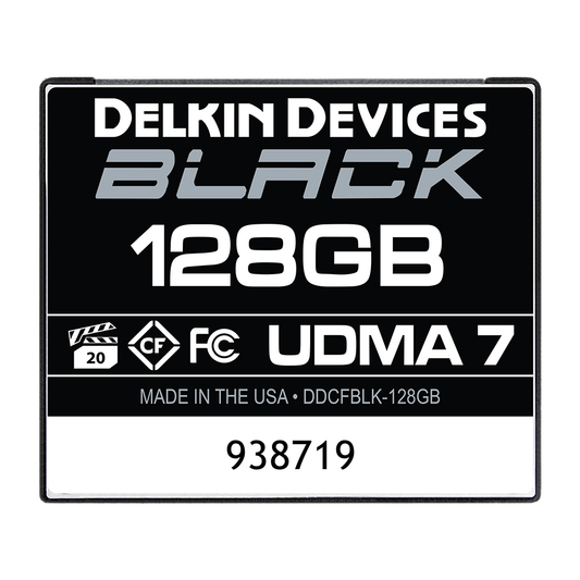 Delkin Black 128 Gb Compactflash Memory Card