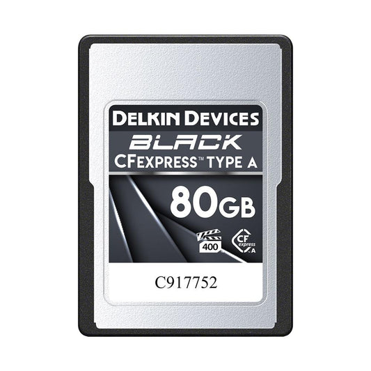 Delkin Cfexpress Type A Black 80Gb Memory Card  Vpg400