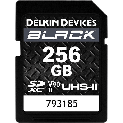 Delkin Devices 256Gb Black Uhs-Ii Sdxc Memory Card