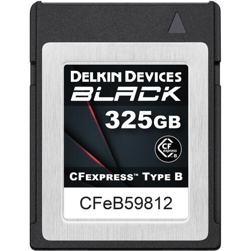 Delkin Devices 325Gb Black Cfexpress Type B Memory Card