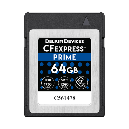 Delkin Devices 64Gb Prime Cfexpress Type B Memory Card