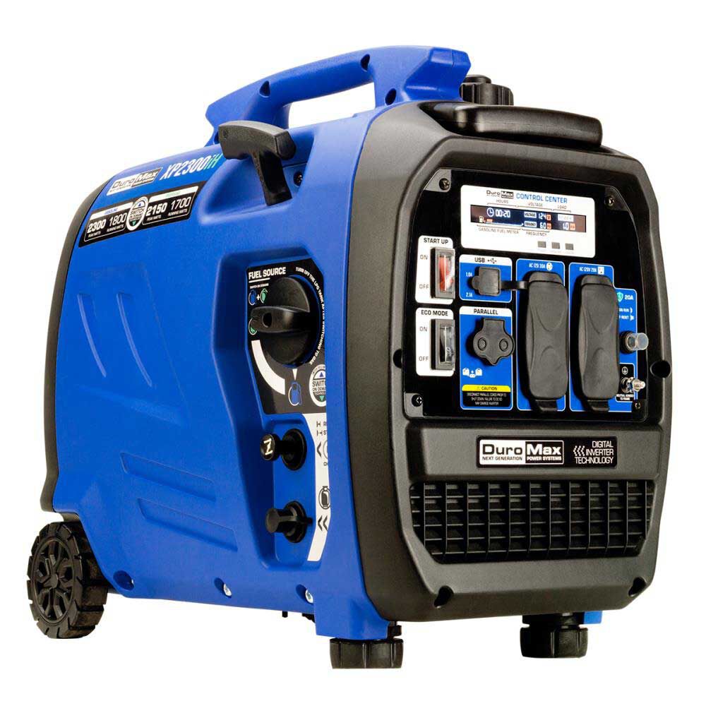 DuroMax Generator Dual Fuel Digital Inverter Hybrid Portable 2300 Watt