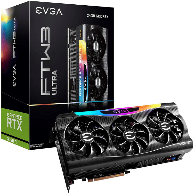 Evga Geforce Rtx 3090 Ti Ftw3 Ultra Gaming, 24Gb Gddr6X, Icx3, Argb Led, Backplate, Free Eleash