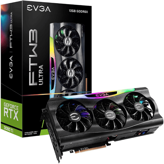 Evga  Nvidia Geforce Rtx 3080 Ti Ftw3 Ultra Gaming 12Gb Gddr6X Pci Express 4.0 Graphics Card