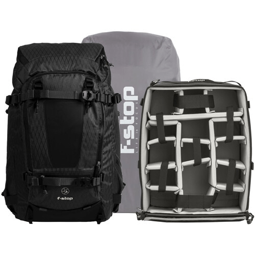 F-Stop Tilopa 50L Duradiamond Travel & Adventure Photo Backpack Essentials Bundle (Anthracite Black)