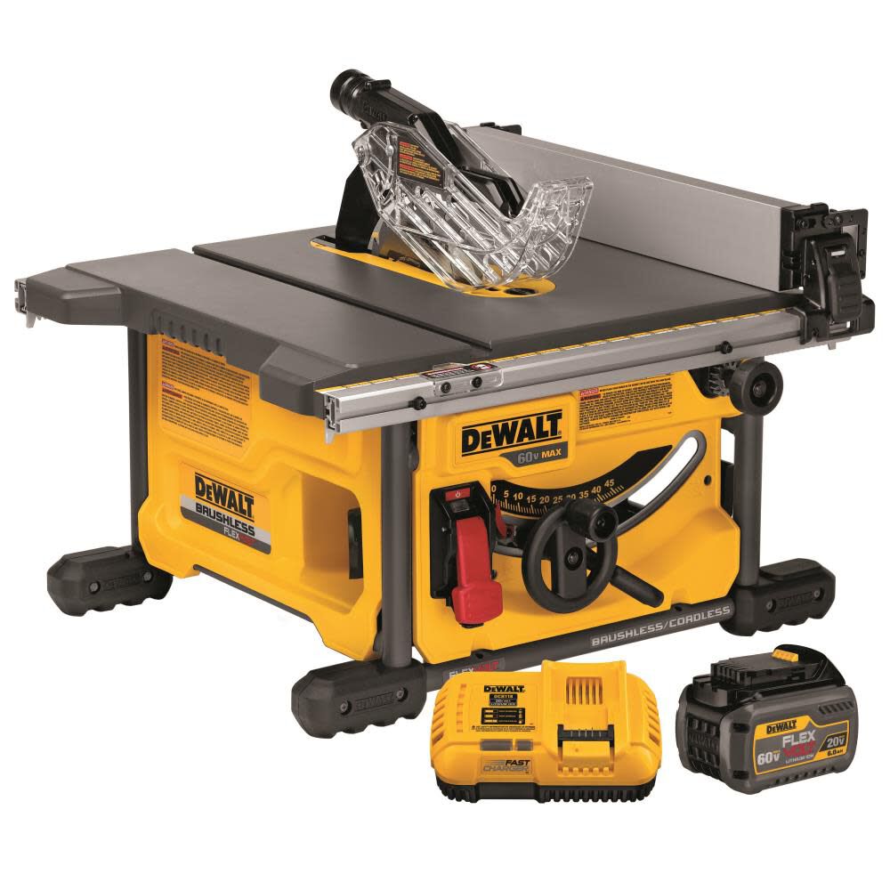 FLEXVOLT 60V MAX* 8-1/4In Table Saw Kit