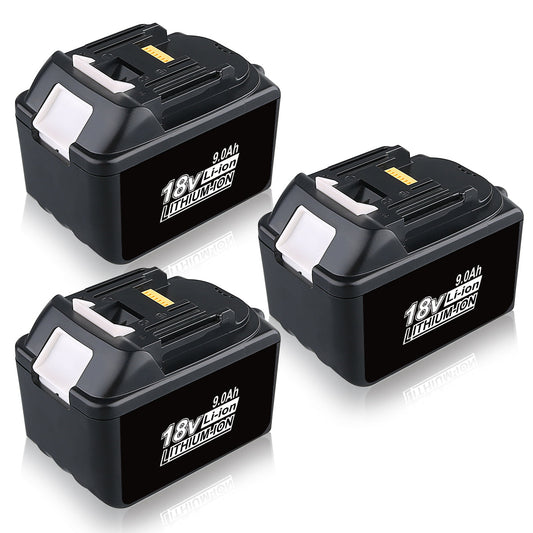 For Makita 18V Battery 9Ah Replacement | Bl1890B Batteries 3 Pack