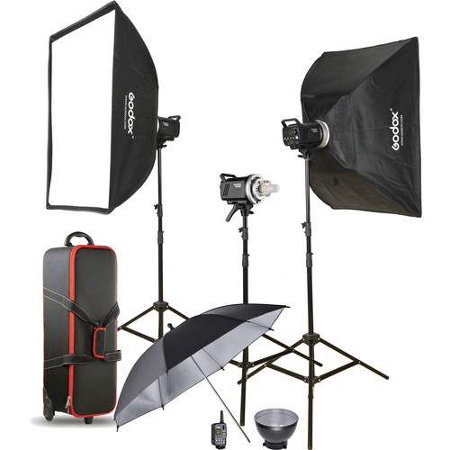Godox Ms300-D 3-Monolight Kit