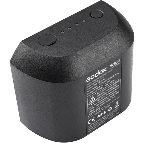 Godox Wb26 Rechargeable Lithium-Ion Battery Pack For Ad600Pro Flash (28.8V, 2600Mah)