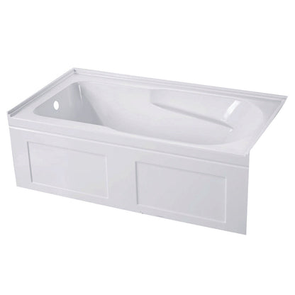 Aqua Eden Vtap603220Cl Alcove Bathtub 60 In. L X 32 In. W X 20-1/2 In. H