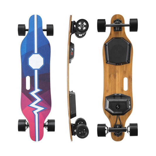 H2B-02/H2B-02 Pro 36.5/38 Inch 900W Dual Hub Motor Offroad Electric Long Skateboard 42V Battery