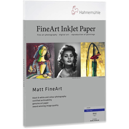 Hahnemuhle Photo Rag 308Gsm 13" X 19" 25 Sheets