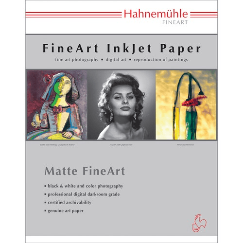 Hahnemuhle Photo Rag Bright White 17 X 22" Paper (310Gsm, 25 Sheets)