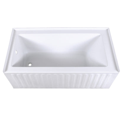 Aqua Eden Vtde603121X-P 60X30X22 Acrylic Alcove Bathtub