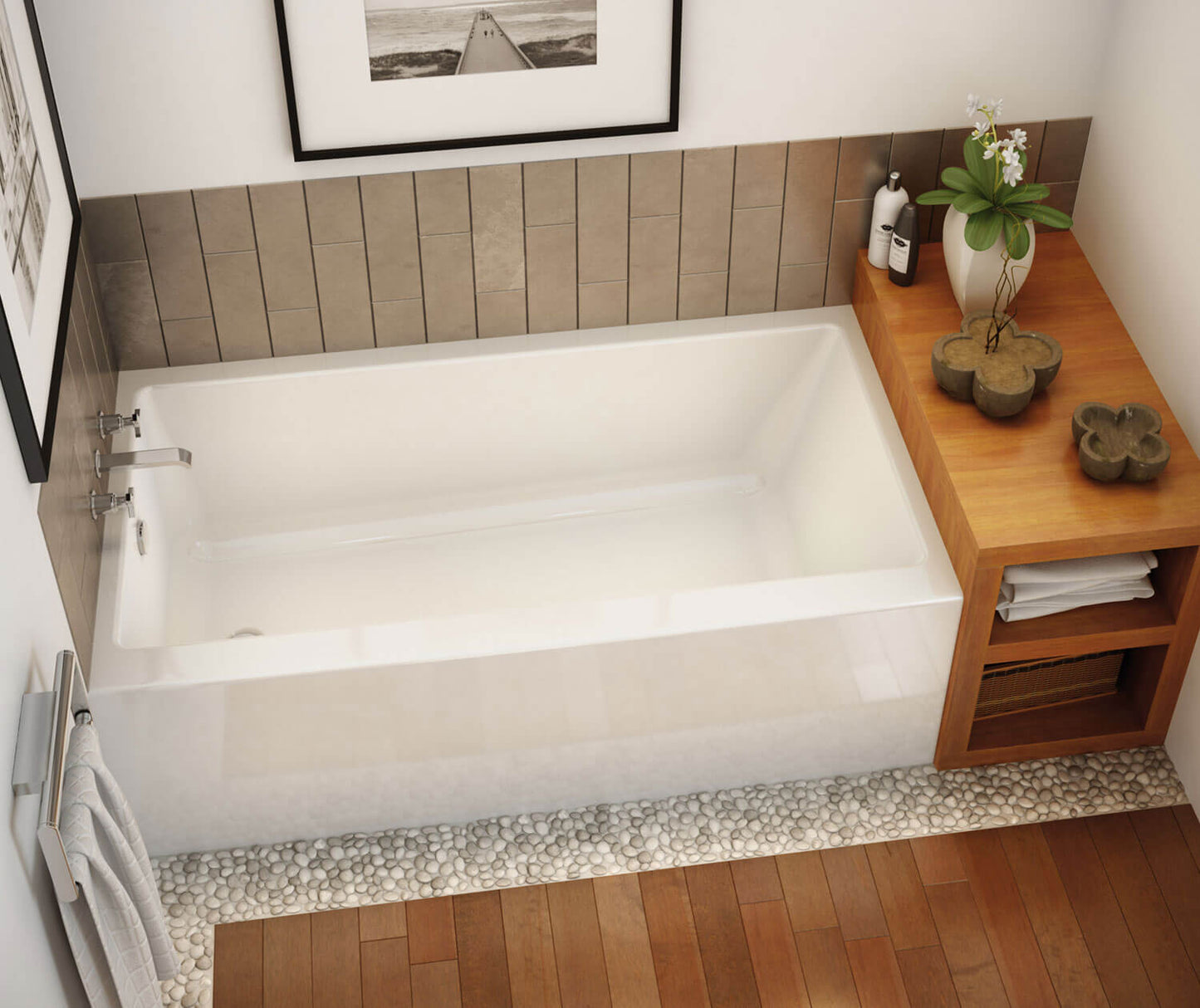 Maax 105705 Rubix 60In X 32In Soaking Bathtub