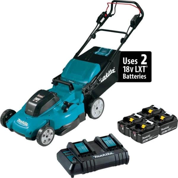 Makita 18V X2 (36V) LXT Lawn Mower Self Propelled Commercial 21 Kit