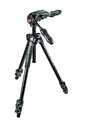 Manfrotto 290 Light Aluminum Tripod With 3-Way Pan/Tilt Head