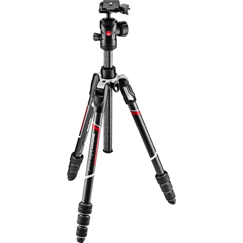 Manfrotto Befree Advanced Carbon Fiber Travel Tripod With 494 Ball Head (Twist Locks, Black)