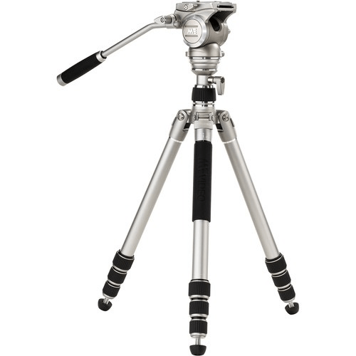 Mevideo Globetrotter Video Travel Tripod Kit (Aluminum, Titanium)