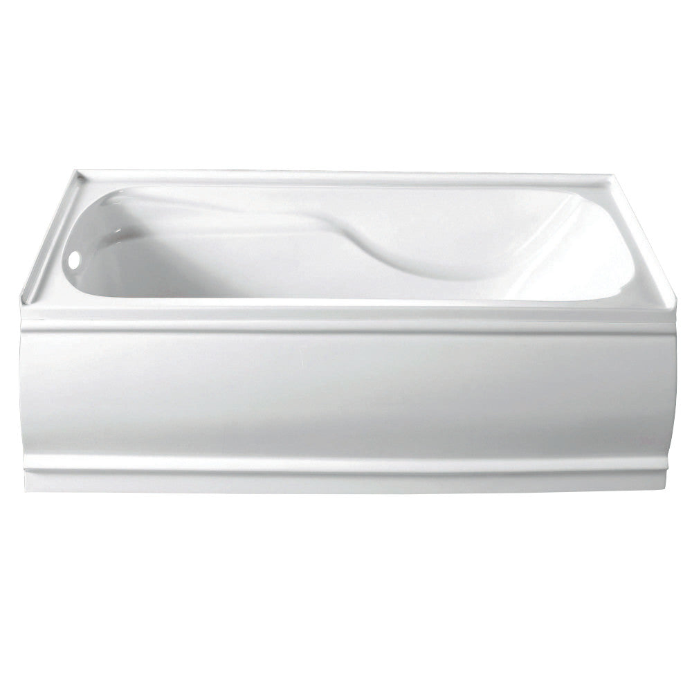 Aqua Eden  Vtde603221X-P 60X32X21 Acrylic Alcove Bathtub