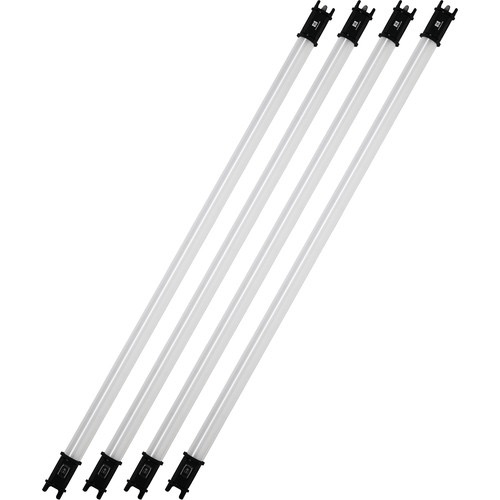 Nanlite Pavotube 30C 4' Rgbw Led Tube With Internal Battery 4 Light Kit