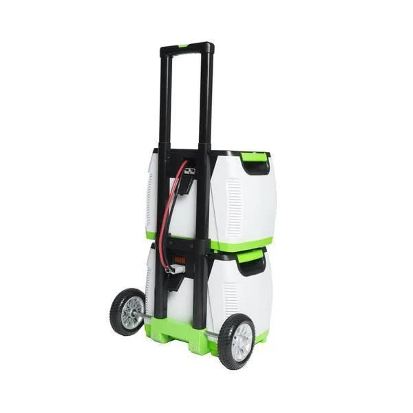 1800-Watt/2880W Peak Push Button Start Solar Powered Portable Generator with Power Pod and Three 100W Solar Panels