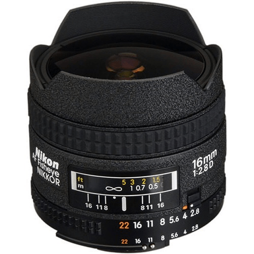 Nikon Af Fisheye-Nikkor 16Mm F/2.8D Lens