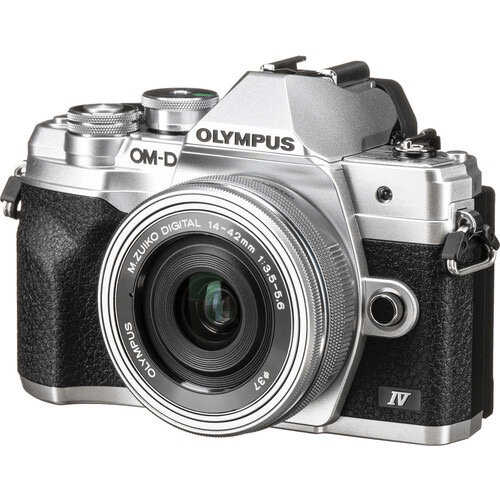 Olympus Om-D E-M10 Mark Iv Mirrorless Digital Camera With 14-42Mm Lens (Silver)