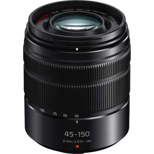 Panasonic Lumix G Vario 45-150Mm F/4-5.6 Asph Mega Ois Lens (Black)