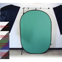 Promaster 6X7 Pop-Up Background - White/Grey