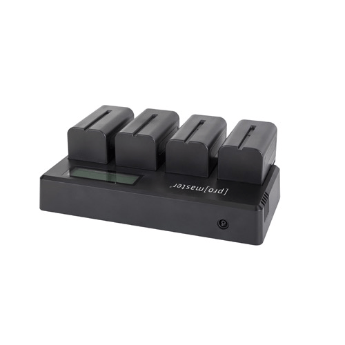 Promaster Battery & Charger Kit Quad For Sony Np-F770