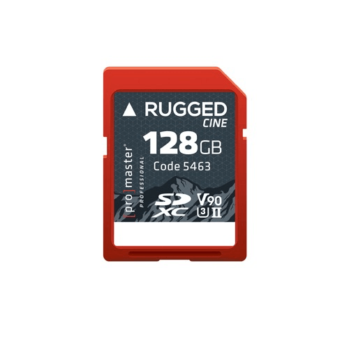 Promaster Sdxc 128Gb Rugged Cine Uhs-Ii