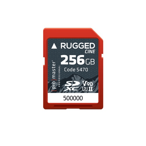 Promaster Sdxc 256Gb Rugged Cine Uhs-Ii